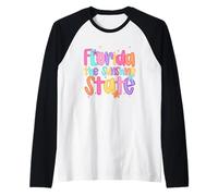 Florida The Sunshine State Adventure Fun Maglia con Maniche Raglan