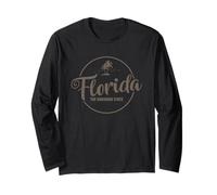 Florida The Sunshine State Stati Uniti America Maglia a Manica