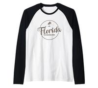 Florida The Sunshine State Stati Uniti America Maglia con Maniche Raglan