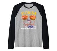 Florida Vacation Squad 2026 Viaggio di Vacanza in Famiglia Abbinato Maglia con Maniche Raglan