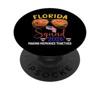 Florida Vacation Squad 2026 Viaggio di vacanza in famiglia abbinato PopSockets PopGrip Adesivo