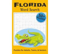 Florida Word Search: Easy to Read Print About Florida State, Animals, Cities, and More | Great Gift for Vacations, Holidays, and Leisure Time