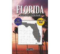 Florida Word Search Puzzle Book: A Beachy Brain-Teaser Adventure! 50+ Puzzles | 6x9 inches, 110 Pages |