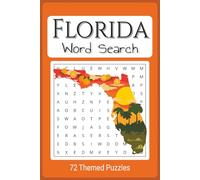 Florida Word Search Puzzle Book: All things Florida related word find book, 6"x9" easy to read, 50+ puzzles,110 pages