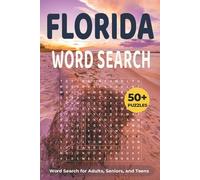 Florida Word Search Puzzle Book: Easy-to-Read Word Searches Featuring Outdoors, Coast, Miami, Vacation, Beach, Travel, and More (6×9 inches, 110 pages ... Gift for Vacations, Holidays & Relaxation)