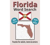 Florida Word Search Puzzle Book: Search with Easy to Read Print about Florida | 6x9 inches, 110 pages | 50+ Puzzles ... Gifts for Vacations, Holidays & Free Times