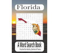 Florida Word Search Puzzle Book: Word Searches with Easy to Read Print about Florida, Everglades, Orlando, and More | 6x9 Inches, 110 Pages | 50+ Puzzles...Gift for Vacation, Holidays and Free Times