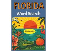 Florida Word Search Puzzle Book: Word Searches with Easy to Read Print about Florida, Nature, Landmarks and more | 6x9 inches, 110 pages | 50+ puzzles ... Gift for Vacations, Holidays, and Free Times