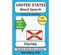 Florida Word Search Puzzle Book: Word Searches with Easy to Read Print about Florida, Sunshine state, southern state, and more | 6x9 inches, 135 pages ... Holidays, Birthdays, and free time!