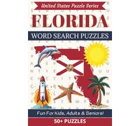 Florida Word Search Puzzles: Word Search Puzzles with Easy to Read Print about the state of Florida | 6x9 inches, 110 pages | 50+ puzzles...makes a great Stocking Stuffer for Road Trips