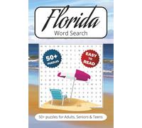 Florida Word Search - Silver Tongue WordGames: Puzzles With Easy to Read Print | Gift for Vacations, Holidays, Travel Games