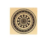 Florilèges Design fe216005 Timbro Circolo Etnica Legno 7 x 7 x 2,5 cm