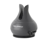 FLORINA Affilacoltelli I Affilatore Manuale per Coltelli SHARP I Lama in Metallo Duro I Ventosa Antiscivolo I Affilare e Levigare i Coltelli I Affila Coltelli da Cucina I Colore: Grigio