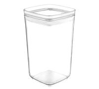 FLORINA Contenitori Ermetici per Alimenti (1,3 l) I Contenitori per Alimenti in Plastica STORI I Con Coperchio I Contenitori Pasta Quadrata I Conservazione di Farina, Zucchero, Pasta, Riso