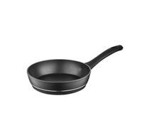 Florina Padella in Alluminio (18 cm) I Padella Antiaderente DELUX I Padella Anti-Graffio con Fondo a Induzione I Adatta per Piano Cottura a Induzione, Fornello a Gas e Fornello Elettrico (Nero)