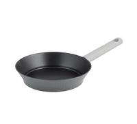 FLORINA Padella in alluminio Serrano 20 cm I Padella con manici soft touch I Padella leggera e robusta I Rivestimento antiaderente I Struttura a righe | Padella dal design elegante