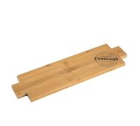 FLORINA Tagliere Aperitivo in Legno di Bambù (40 x 30 cm) I Tagliere Particolare con Manico TASTY I Tagliere Rettangolare, Vassoio per Servire, Tagliere per Formaggi, Tagliere per Colazione