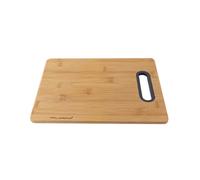 FLORINA Tagliere da Cucina in Bambù (23,5 x 30,5 cm) I Tagliere Legno con Manico in Silicone TITOLARE I Tagliere Antibatterico I Tagliere in Legno da Cucina I Tagliare Formaggio, Carne, Frutta