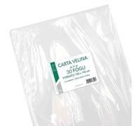 Florio Carta - Confezione da 30 Fogli di Carta Velina da 31 gr. Formato 100x140 cm | Colore Bianco | Multiuso | Ottima per Cartamodelli