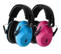 Floriogra 2 Confezioni Cuffie Antirumore Bambini, Cuffie Comode Pieghevoli Regolabili per Proteggi I Tuoi Bambini dai Rumori Forti Fuoco D'artificio Concerto Ae