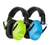 Floriogra 2 Confezioni Cuffie Antirumore Bambini, Cuffie Comode Pieghevoli Regolabili per Proteggi I Tuoi Bambini dai Rumori Forti Fuoco D'artificio Concerto Ae