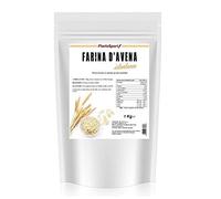 FlorioSport, Farina D'Avena Istantanea, 1000 g (1 Kg) Neutra o Aromatizzata | Alto contenuto di Proteine e Fibre | Senza Zuccheri Aggiunti | Senza Glutine | Senza OGM (Neutro)