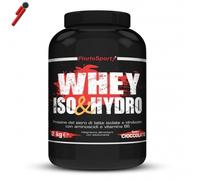 FlorioSport, Whey Iso & Hydro, 2000 g Proteine Siero Latte Isolate Idrolizzate