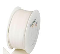 FloristryWarehouse Nastro natalizio in velluto color avorio, larghezza 50 mm, rotolo da 8 m con bordo cablato
