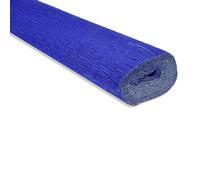 FloristryWarehouse Rotolo di carta crespa resistente all'acqua, 140 g, 50 x 250 cm, colore blu notte (tonalità 755)