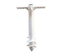 Florisync Heavy Duty torsione ABS elicoidale picchetti ancoraggi fissa ombrelli facile installazione resistente al sole per uso esterno resistente al sole base ombrellone spiaggia