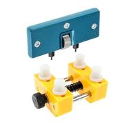 Florisync Supporto regolabile per orologio, kit di strumenti per aprire la cassa posteriore, per gli appassionati di orologi stabili, soluzione per cambiare la batteria, supporto di fissaggio per