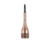 Flormar Brow Pomade - Gel Sopracciglia di Lunga Durata per Arcata Sopraccigliare Perfetta - Finish Naturale Waterproof con Mini Pennello Angolato per Make-Up Sopracciglia Facile e Preciso, 01 Beige