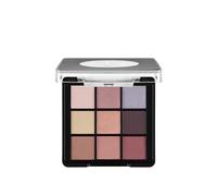 Flormar Palette Ombretti 9 Colori - Eyeshadow Palette Compatta con Texture Cremosa e Finish Opaco/Brillante, Ombretti Occhi Alta Pigmentazione a Lunga Durata, Trucco Nude e Smokey - 001 Fallen Angel