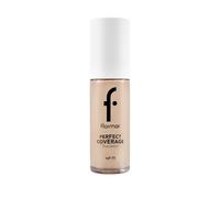 Flormar Perfect Coverage Foundation - fondotinta liquido coprente con SPF15, texture cremosa, finish naturale luminoso, idratante, lunga durata, per pelle secca e matura, 105 Porcelain Ivory