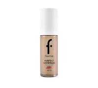Flormar Perfect Coverage Foundation - fondotinta liquido coprente con SPF15, texture cremosa, finish naturale luminoso, idratante, lunga durata, per pelle secca e matura, 132 Natural Beige