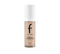 Flormar Perfect Coverage Foundation - fondotinta liquido coprente con SPF15, texture cremosa, finish naturale luminoso, idratante, lunga durata, per pelle secca e matura, 100 Light Ivory