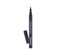 Flormar Ultra Thin Eyeliner Nero - Penna a Punta Sottile 0,5 mm Waterproof, Lunga Durata 24h - Eyeliner per Cat Eye, Winged Look e Trucco Occhi Preciso