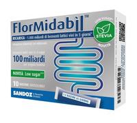 FlorMidabil Ricarica Integratore con Fermenti Lattici con Stevia 10 Bustine Orosolubili