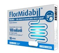 FlorMidabil Ricarica Integratore Con 100 Miliardi di Fermenti Lattici Vivi 10 Capsule