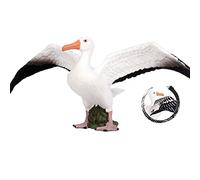 FLORMOON albatro Figura Realistico Figurine di Animali Educazione precoce Giocattolo di Uccelli Progetto di scienze Natale Compleanno Cake Topper Bambini