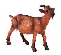 FLORMOON Capra Figurine Realistico Giocattolo di capra Figura animale Giocattoli educativi precoci Progetto di scienze Natale Regalo di compleanno per bambini