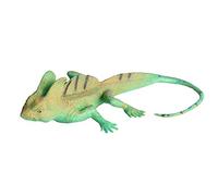 FLORMOON Figure animali realistiche basilisco verde modello di azione scientifica apprendimento giocattoli educativi regalo di compleanno topper per torta per bambini