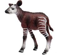 FLORMOON Okapi Figura Realistico Figurine di Animali Educazione precoce Giocattolo Animale Progetto di scienze Natale Compleanno Cake Topper Bambini