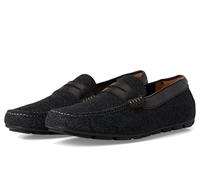 Florsheim Mocassini da uomo in maglia a mocassino, stile pilota Penny Driver, nero, 40 EU