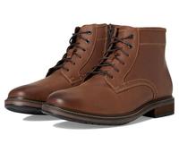 Florsheim Stivale da uomo Forge con punta semplice in pizzo nero, Cavallo pazzo marrone., 8 Wide