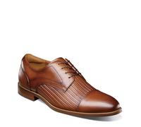 Florsheim Uomo, Rucci Weave Cap Toe Oxford, Cognac, 9.5 Wide