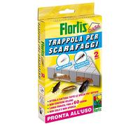 Flortis 1331500 Trappola Scarafaggi Triangolare, 2 Pezzi, 2.7x11.5x20.2 cm