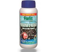 Flortis Riserva d'acqua maxi 250g, disseta piante ricaricabile. Riserva idrica biodegradabile, riserva acqua per piante, orto e fiori da interno esterno. Irrigazione a rilascio graduale ogni 20 giorni