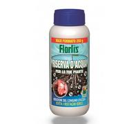 Flortis Riserva d'acqua maxi 250g, disseta piante ricaricabile. Riserva idrica biodegradabile, riserva acqua per piante, orto e fiori da interno esterno. Irrigazione a rilascio graduale ogni 20 giorni