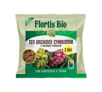 FLORTIS TERRICCIO ORCHIDEE/CYMBIDIUM 2LT CURA PIANTE INTERNO ESTERNO GIARDINAGGIO
